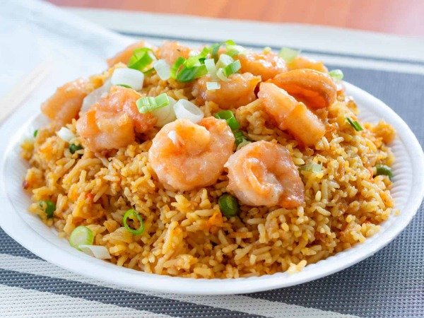 Arroz con camarones